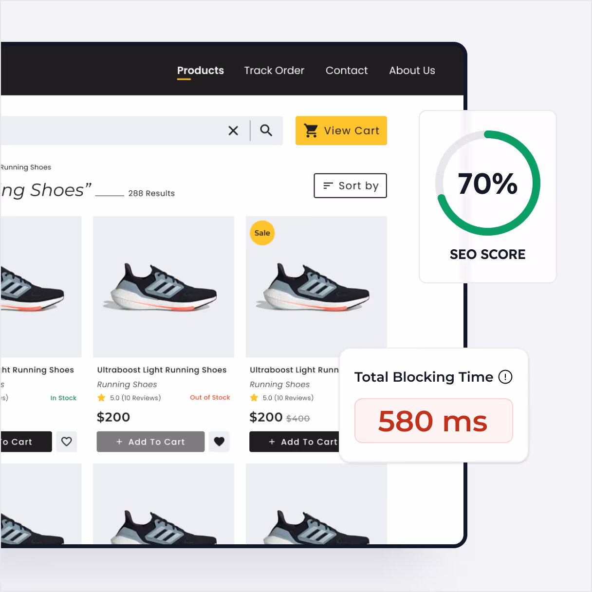 SEO mockup